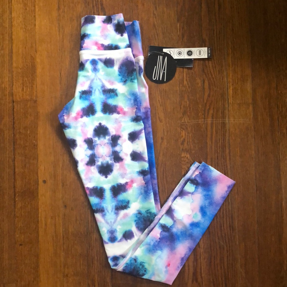 NWT - Jiva Shop tie dye leggings size xs